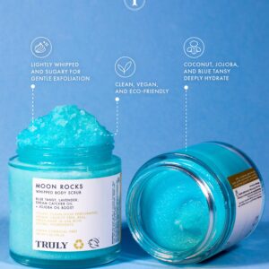 Truly Beauty KP Treatment Moon Rocks Sugar Scrub - Gentle and Fluffy Body Scrubs for Women Exfoliation, Natural Body Scrub - Body Exfoliating Scrub with Vitamin E and Essential Antioxidants.