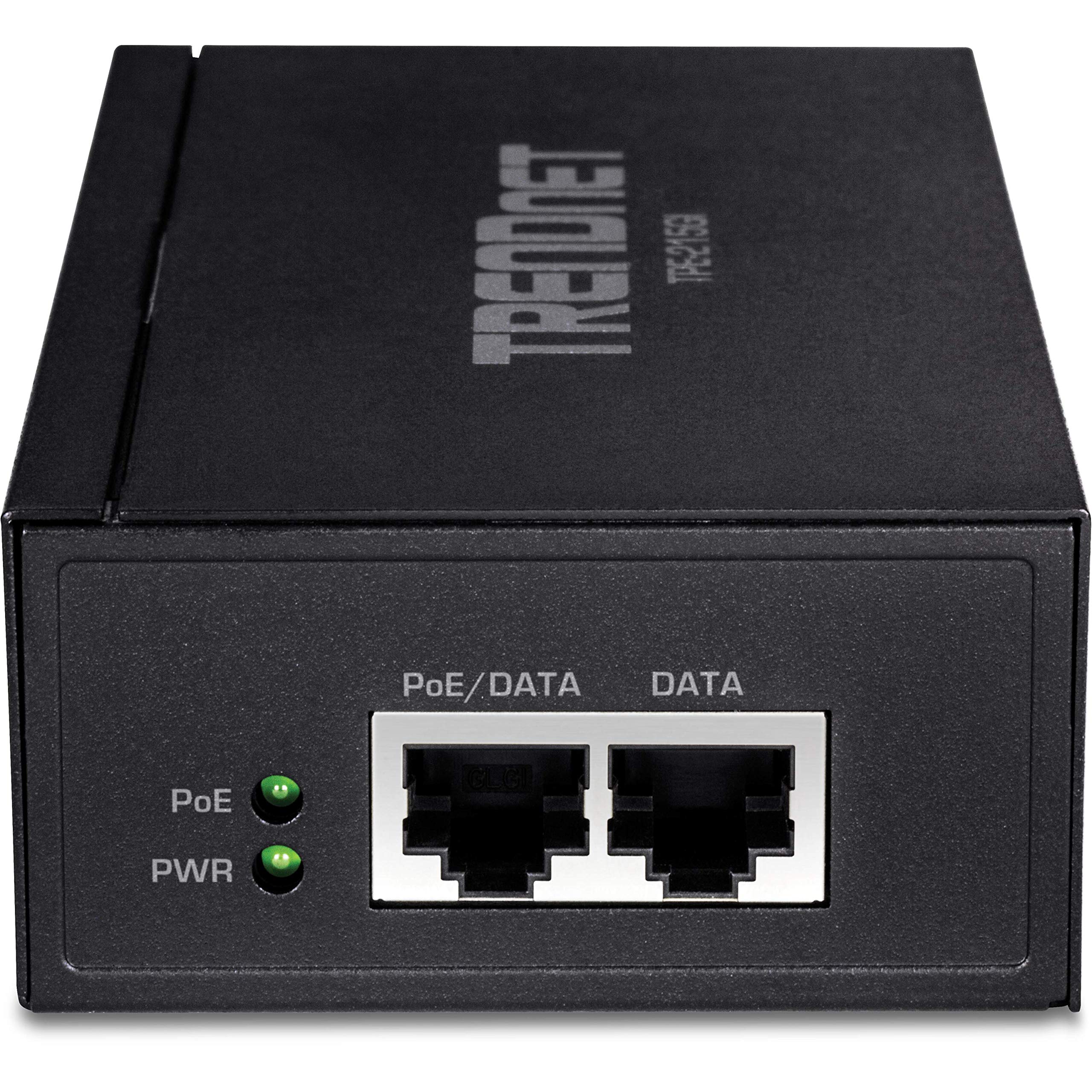 TRENDnet 2.5G PoE+ Injector, TPE-215GI, PoE (15.4W) or PoE+ (30W)(Renewed)