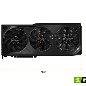 Gigabyte GIGABTYE GeForce RTX 3090Ti Gaming 24G Graphics Card, 3X WINDFORCE Fans, 24GB 384-bit GDDR6X, GV-N309TGAMING-24GD Video Card