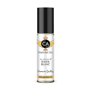 ca perfume impression of t. ford soleil blanc for women & men replica fragrance body oil dupes alcohol-free essential aromatherapy sample travel size concentrated long lasting roll-on 0.3 fl oz/10ml