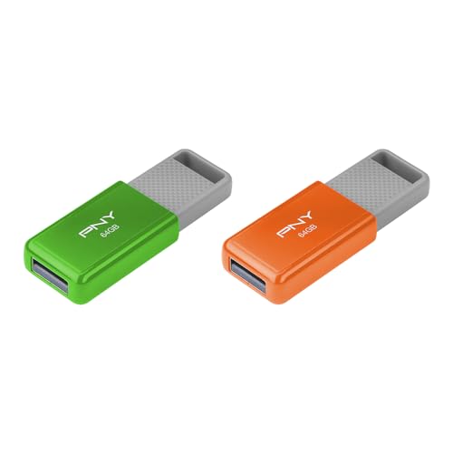 PNY 64GB USB 2.0 Flash Drive 2-Pack