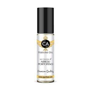 CA Perfume Impression of T. Ford Neroli Portofino For Women & Men Replica Fragrance Body Oil Dupes Alcohol-Free Essential Aromatherapy Sample Travel Size Long Lasting Attar Roll-On 0.3 Fl Oz/10ml