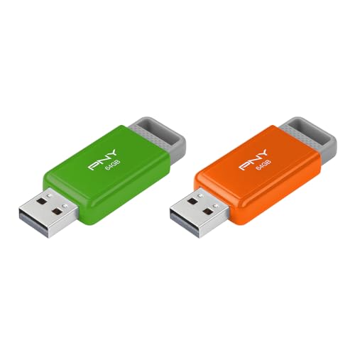 PNY 64GB USB 2.0 Flash Drive 2-Pack