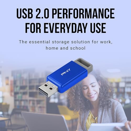 PNY 64GB USB 2.0 Flash Drive 2-Pack