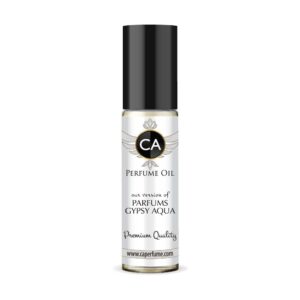 CA Perfume Club Impression of Byrd Parfums Gypsy Aqua For Women & Men Replica Fragrance Body Oil Dupes Alcohol-Free Essential Aromatherapy Sample Travel Size Long Lasting Attar Roll-On 0.3 Fl Oz/10ml