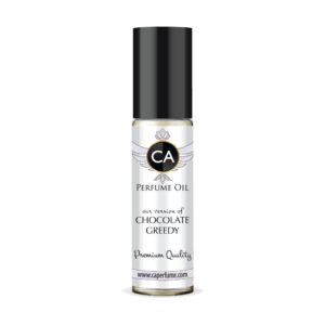 CA Perfume Club Impression of Mntle Chocolate Greedy For Women & Men Replica Fragrance Body Oil Dupes Alcohol-Free Essential Aromatherapy Sample Travel Size Long Lasting Attar Roll-On 0.3 Fl Oz/10ml