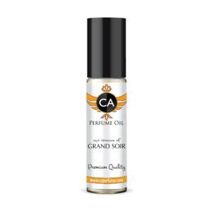 CA Perfume Club Impression of Maison Francis K Grand Soir For Women & Men Replica Fragrance Body Oil Dupes Alcohol-Free Essential Aromatherapy Sample Travel Size Concentrated Roll-On 0.3 Fl Oz/10ml