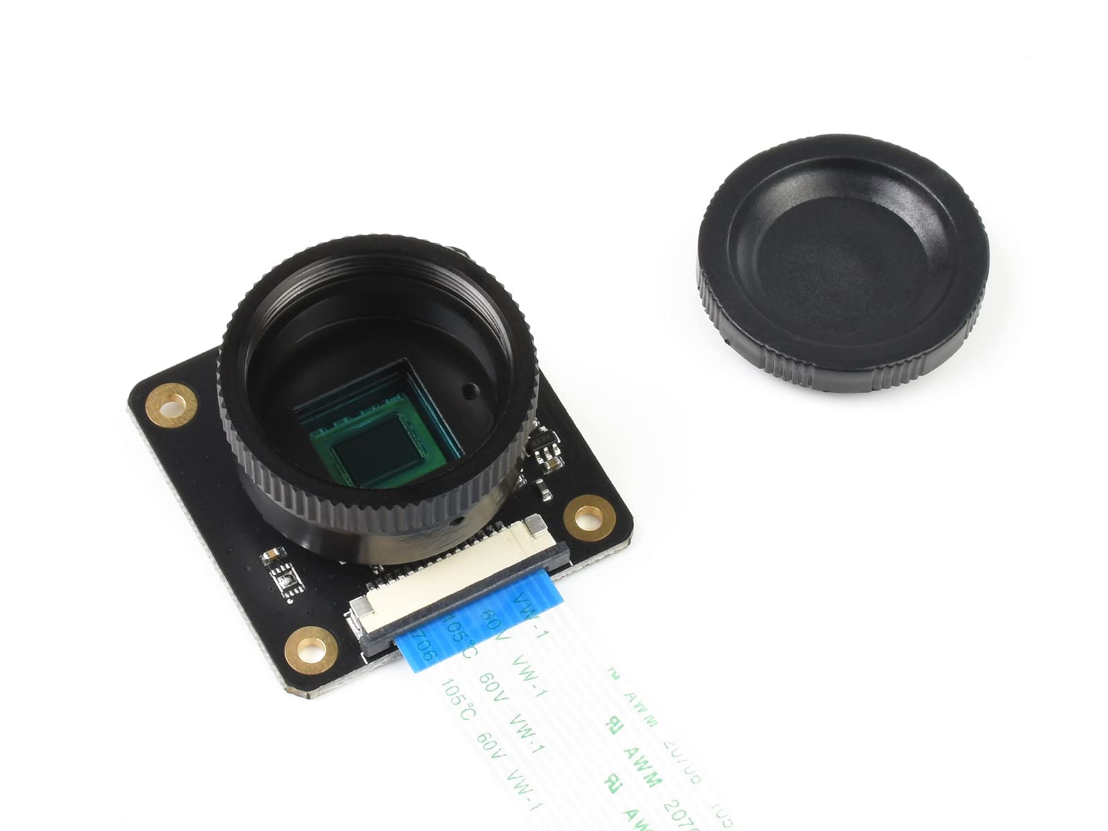 Waveshare IMX477 12.3MP Camera for Raspberry Pi CM3/CM3 Lite/CM3+/CM3+ Lite/CM4/Jetson Nano Developer Kit Supports C/CS Lenses(Required but Not Included)