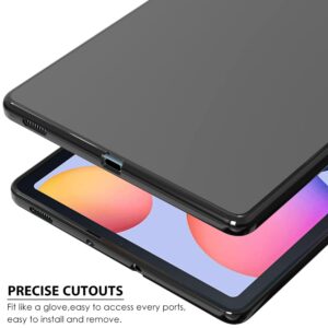 Puxicu Case for Galaxy Tab S6 Lite 10.4 Inch Case 2024/2022/2020, Slim Design Matte TPU Rubber Soft Skin Silicone Protective Cover for Samsung Galaxy Tab S6 Lite 10.4" Tablet - Black