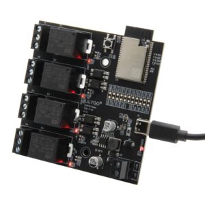 LILYGO TTGO T-Relay ESP32 Wireless Module DC 5V 4 Groups Relay Development Board 4MB Flash WiFi BLE Remote Switch Control