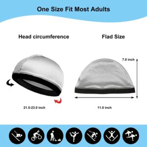 Selalu 4Pcs Wave Cap, Silk Stocking Wave Caps for 360 Waves, Silky Durag for Men, Stain Caps