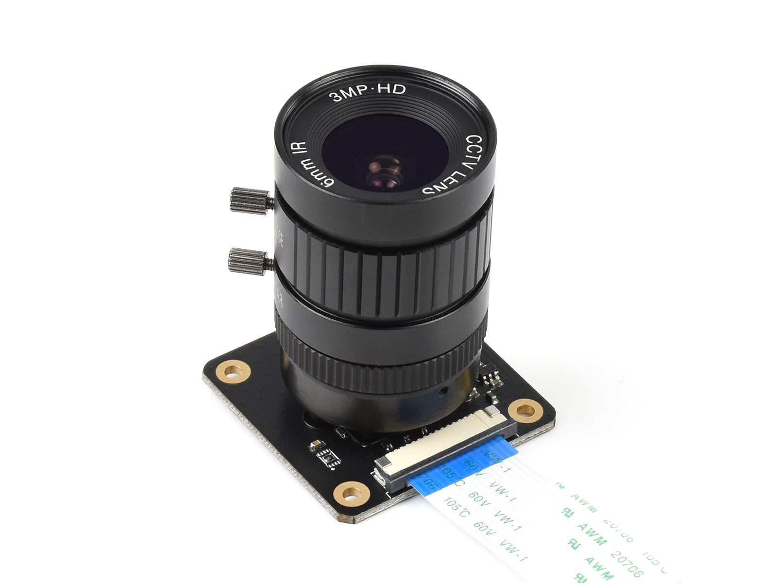 Waveshare IMX477 12.3MP Camera for Raspberry Pi CM3/CM3 Lite/CM3+/CM3+ Lite/CM4/Jetson Nano Developer Kit Supports C/CS Lenses(Required but Not Included)