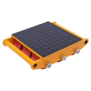 industrial machinery mover,15t 33069lbs machinery skate dolly roller heavy duty mover with 9 rollers,yellow