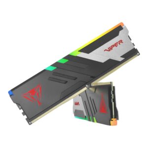 Patriot Memory Viper Venom RGB DDR5 32GB (2 x 16GB) 6000MHz UDIMM Desktop Gaming Memory KIT - PVVR532G600C36K