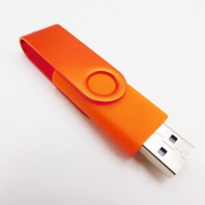 Chauuxee 4GB USB Flash Drives Memory Sticks U Disk Thumb Drive Pen Drives for Pupil Students' Presents&Teachers' Gifts (Orange)