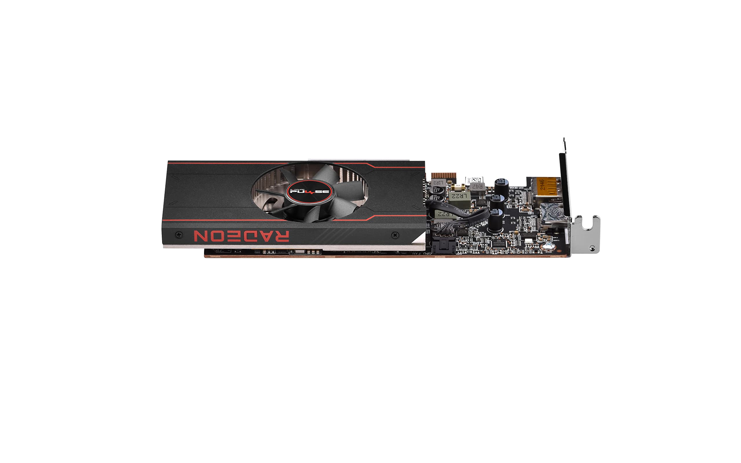 Sapphire 11315-01-20G Pulse AMD Radeon RX 6400 Low Profile Gaming Graphics Card with 4GB GDDR6, AMD RDNA 2, Black