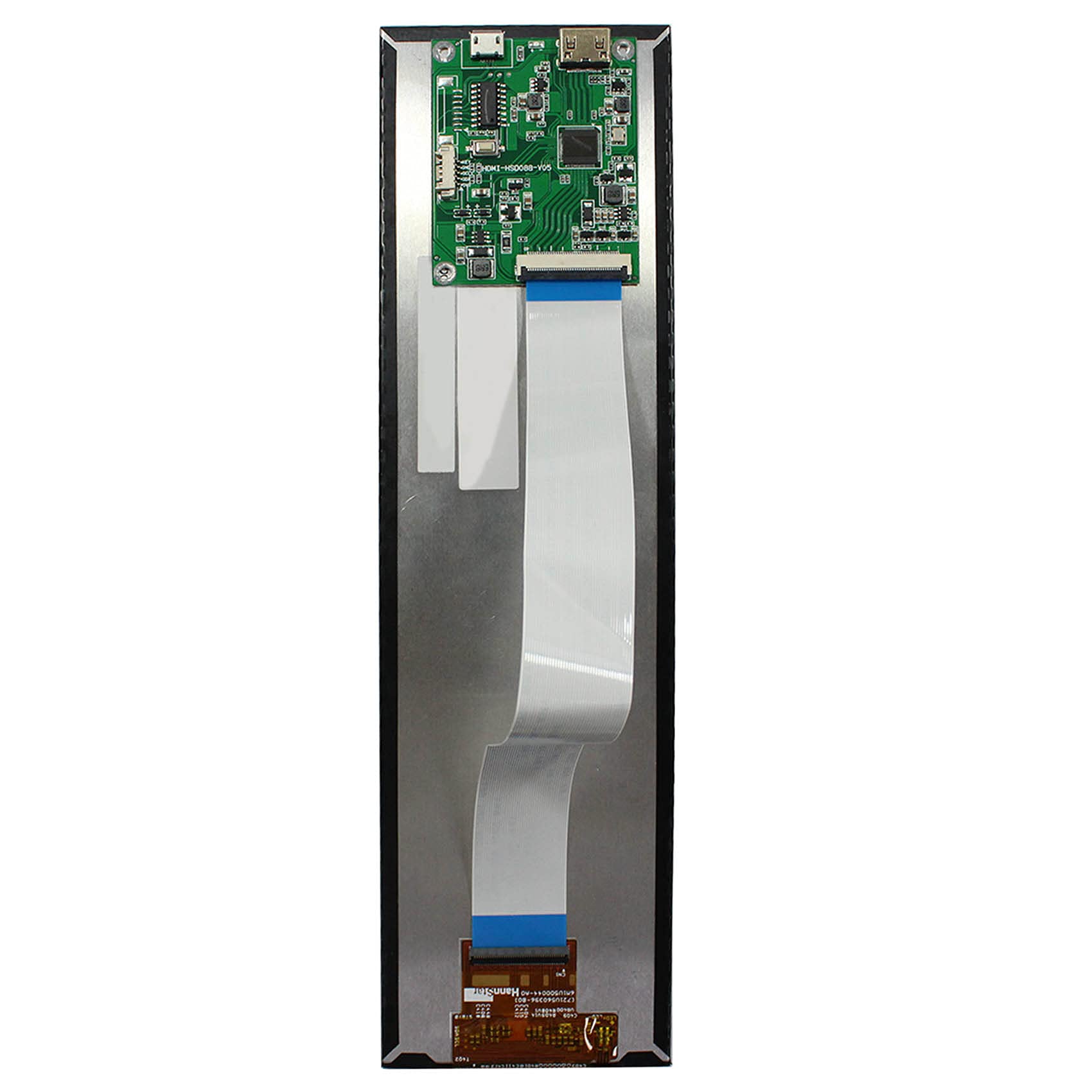 FanyiTek 8.8 inch HSD088IPW1 1920x480 600nit Strip Bar LCD Screen and HD-MI to MIPI Controller Driver Board