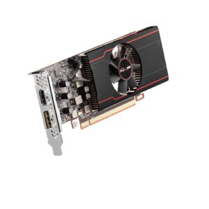 Sapphire 11315-01-20G Pulse AMD Radeon RX 6400 Low Profile Gaming Graphics Card with 4GB GDDR6, AMD RDNA 2, Black