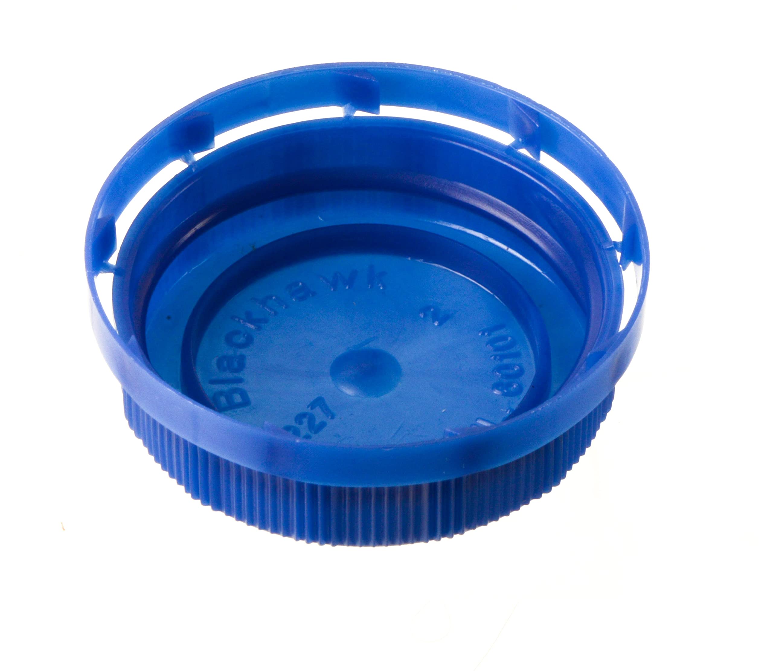 EcoQuality Blue Tamper Evident 38MM Ratchet Caps and Lids for Plastic Juice Bottles For HDPE and Clear Plastic Juice Bottles, Smoothie Bottles, Fresh Squeezed Juice Container (50)