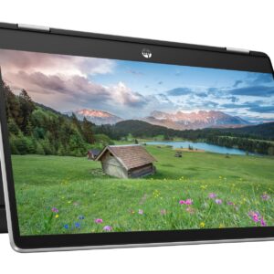 HP Newest Chromebook x360 2-in-1 Laptop, 14" HD Touchscreen, Intel Celeron N4500, 4GB LPDDR4x RAM, 32GB eMMC Flash Memory, Webcam, WiFi, Bluetooth, Chrome OS. Silver