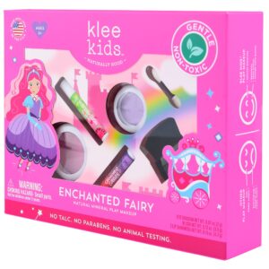 Klee Naturals Luna Star Naturals Klee Kids 4 PC Makeup Up Kits with Compacts (Enchanted Fairy)