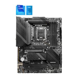 MSI MAG Z790 Tomahawk WiFi Motherboard ATX - Supports Intel Core 12/13th Gen Processors, LGA 1700, DDR5 Boost (7200+MHz/OC), 1 x PCIe 5.0 x16, 1 x PCIe 4.0 x16, 5 x M.2 Gen4, 2.5Gbps LAN, Wi-Fi 6E