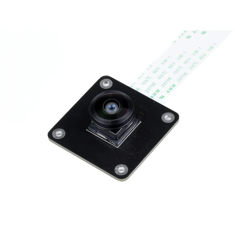 Coolwell IMX378-190 Fisheye Lens Camera for Raspberry Pi Series Board, 190° Wide Angle Fisheye Lens, 12.3MP, Wider Field of View