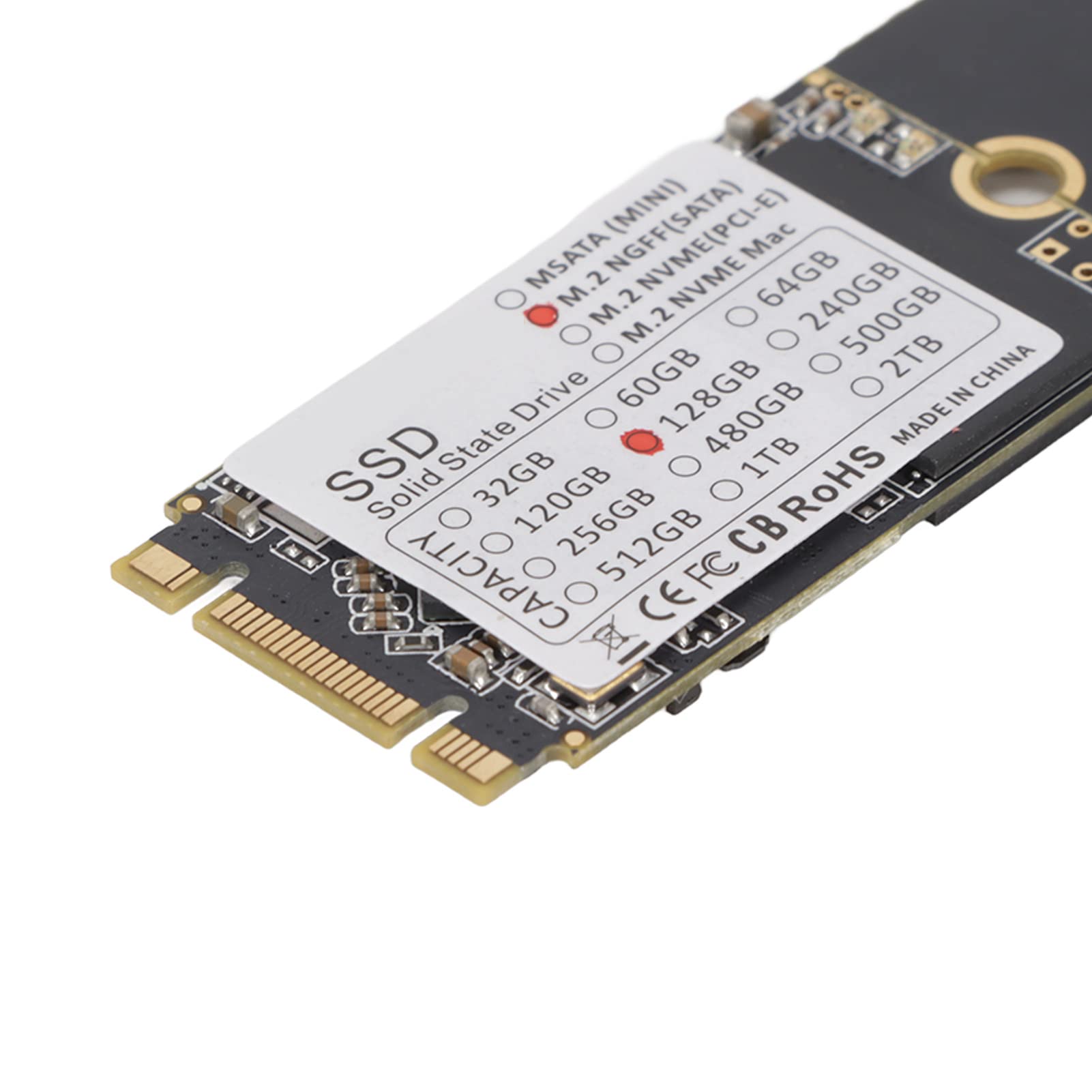 M.2 SSD, Thin Shock Resistant Universal SSD for Tablets, Laptops, PCs, Low Power Consumption