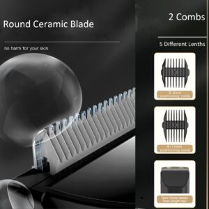 Hair Clippers for Men, Automatic Vacuum Professional Cordless hair clippers, Waterproof & USB Rechargeable Hair Cutting Kit Hair Trimmer with Magnetic Storage Bin