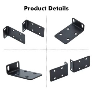 MokerLink 1U Rack Mount Kit Compatible for Cisco 17.3 inch Wide Switches, Compatible CK-300RM-19 rackmount ear