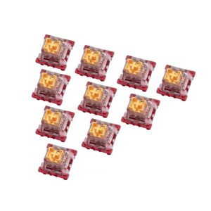 GK GAMAKAY Silent Linear Mechanical Keyboard Switch, 35Pcs/Pack GamaKay Phoenix Switch 3 Pin Pre-lubed Switches for LK67 TK75 CK68 DIY Mechanical Gaming Keyboard (Phoenix Switch)