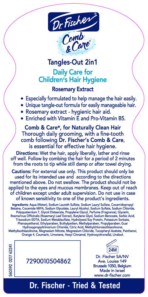 Dr. Fischer Kids & Baby Hair Detangler Spray and 2 in 1 Shampoo and Conditioner