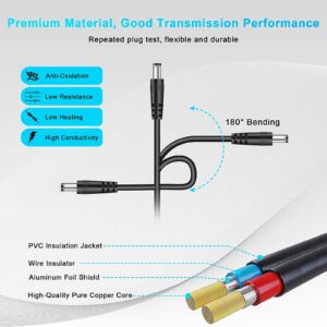 16.8V 2A Charger for Massage Gun, AC 100-240V DC 16.8V 1A 2A Power Supply Adapter for LifePro Sonic, Sonic Mini, Sonic Pro,Fusion X, Sonic Pro,14.4V 14.8V 16.8V 4-String Lithium Battery Pack