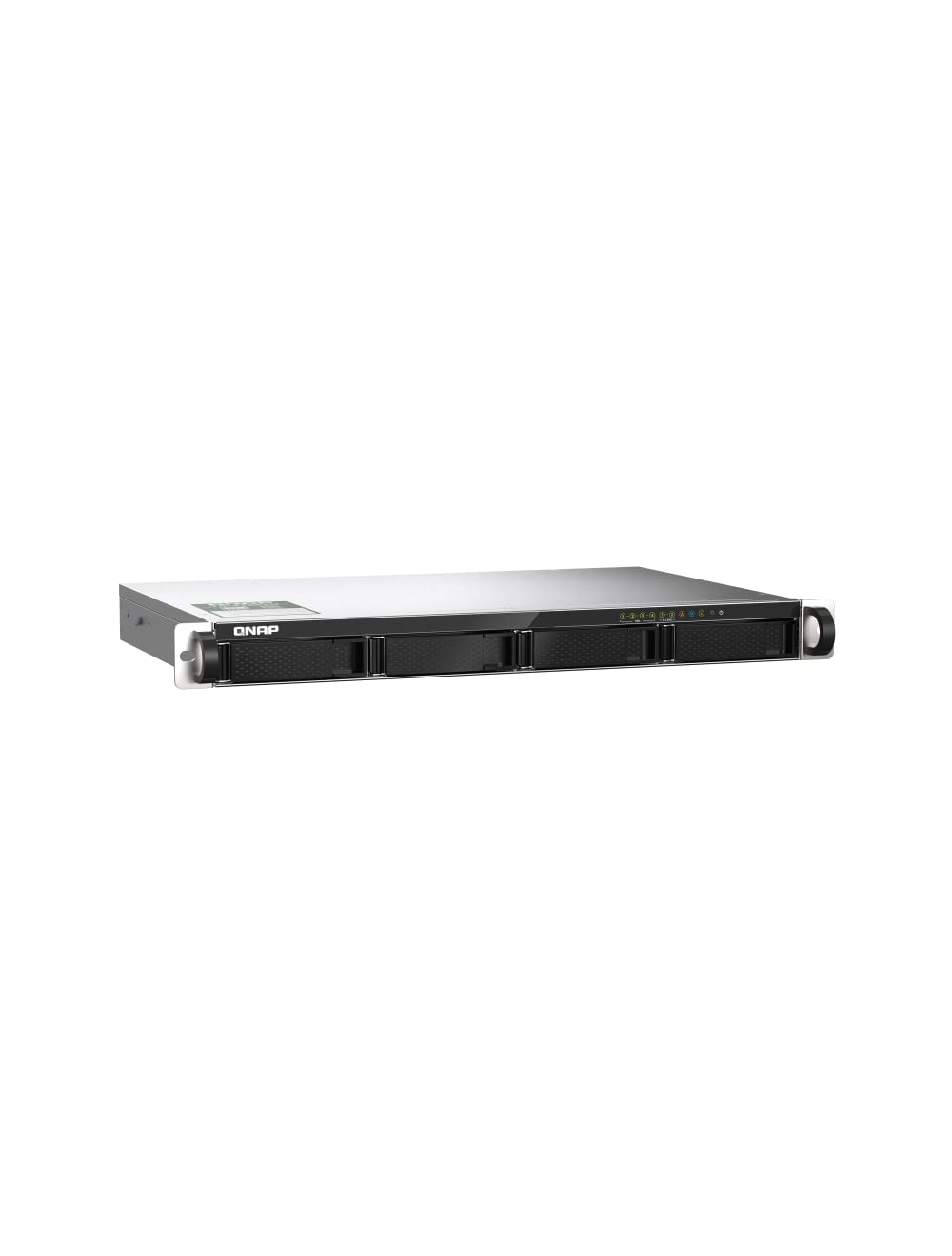 QNAP TS-435XeU-4G-US 4 Bay High-Speed Short Depth Rackmount NAS with M.2 NVMe SSD, Quad Core Marvell Octeon CPU, 4GB DDR4 Memory, Dual 2.5GbE (2.5G/1G/100M) and 10GbE Network Connectivity (Diskless)