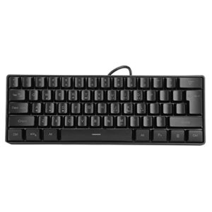 Gaming Keyboard, USB Keyboard 5 Levels RGB Light Ergonomic Design for Office