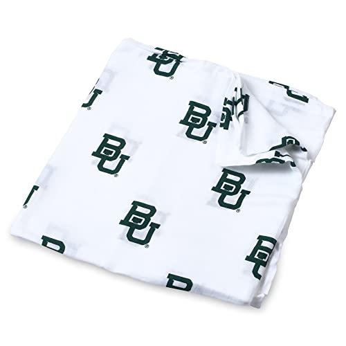 Three Little Anchors Baylor University Infant Muslin Swaddle Blanket 47x47in