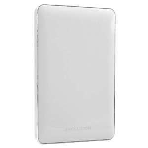 Avolusion T1 Series 500GB USB 3.0 Portable External Gaming Hard Drive - White (for PS5, Pre-Formatted) - 2 Year Warranty (Renewed)