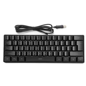 Gaming Keyboard, USB Keyboard 5 Levels RGB Light Ergonomic Design for Office