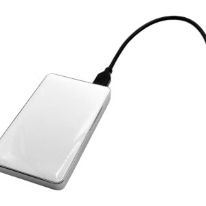 Avolusion T1 Series 500GB USB 3.0 Portable External Gaming Hard Drive - White (for PS5, Pre-Formatted) - 2 Year Warranty (Renewed)