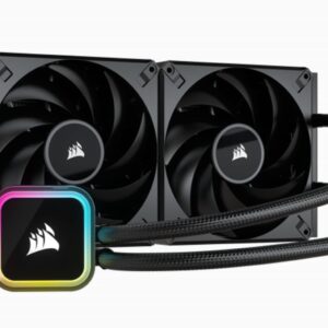 Corsair iCUE H115i RGB Elite Liquid CPU Cooler (16 Dynamic RGB LEDs, 140mm AF Elite Series FDB Fans, 280mm Radiator, iCUE Software Compatible, LGA 1700, 1200, 115X, 2066, and AM4 Sockets) Black