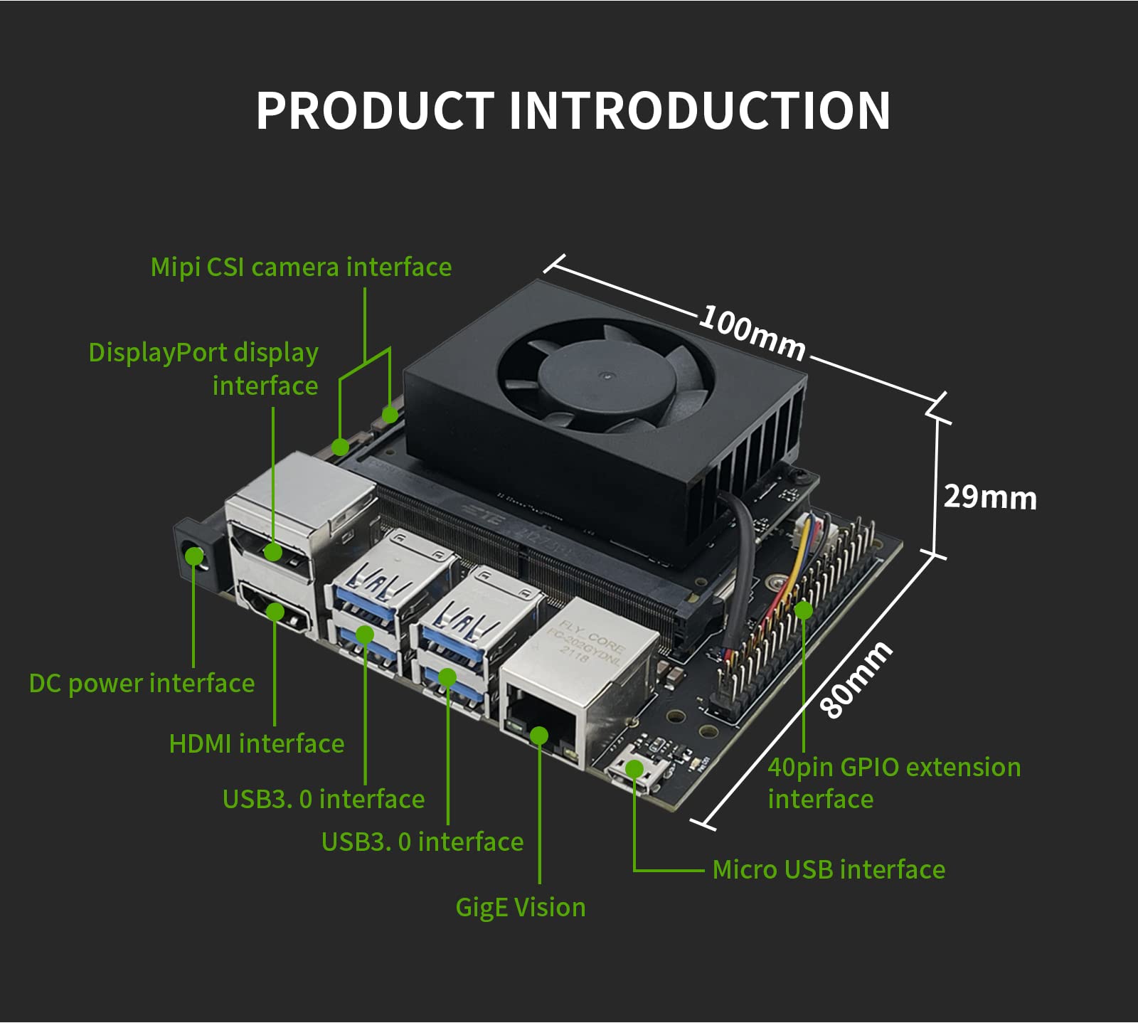 Jetson Nano Developer Kit 16G eMMC onboard for AI Machine Learning