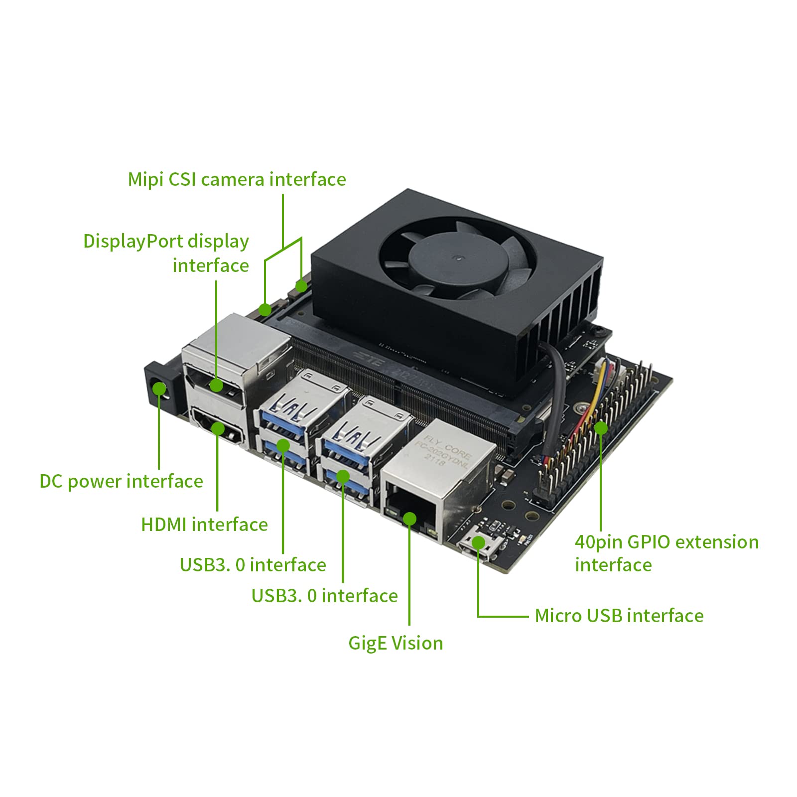 Jetson Nano Developer Kit 16G eMMC onboard for AI Machine Learning