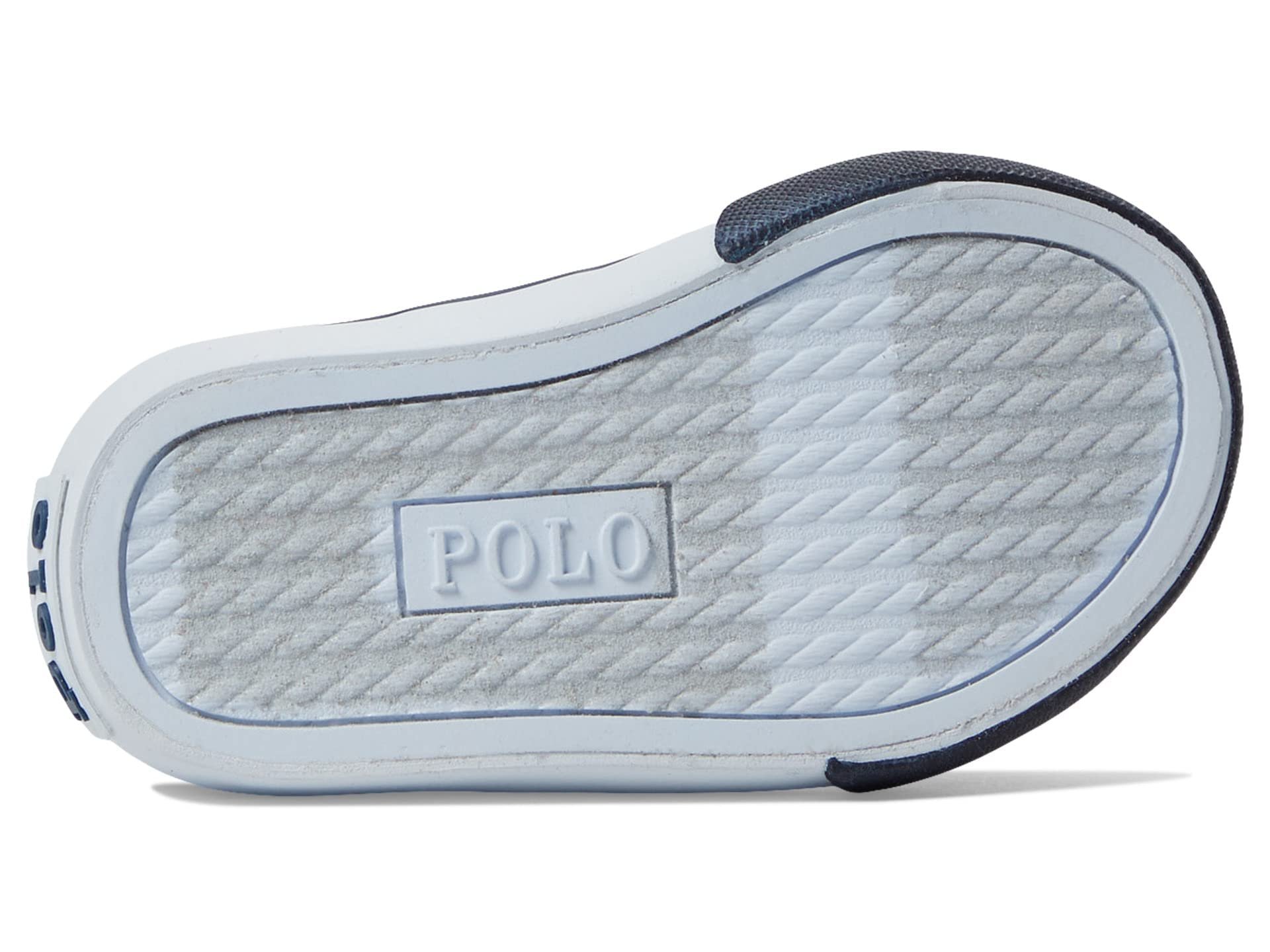 POLO RALPH LAUREN Baby Boys Wescott Ps (Toddler) Sneaker, White Tumbled/Navy/Red/White Pony Player, 4 Toddler US