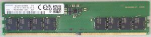 samsung m323r2ga3bb0-cqk 16gb ddr5-4800 pc5-38400 4800mhz udimm non-ecc unbuffered desktop ram memory module