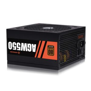 Power Supply 550W 80+ Bronze Certified PSU (ARESGAME, AGW550)