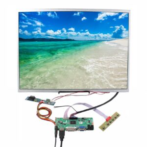 FanyiTek 17 inch 17" M170ETN01.1 1280x1024 HD 1000nit IPS LCD Screen and HD-MI Audio LVDs Controller Board,for DIY Marquee Gaming Monitor