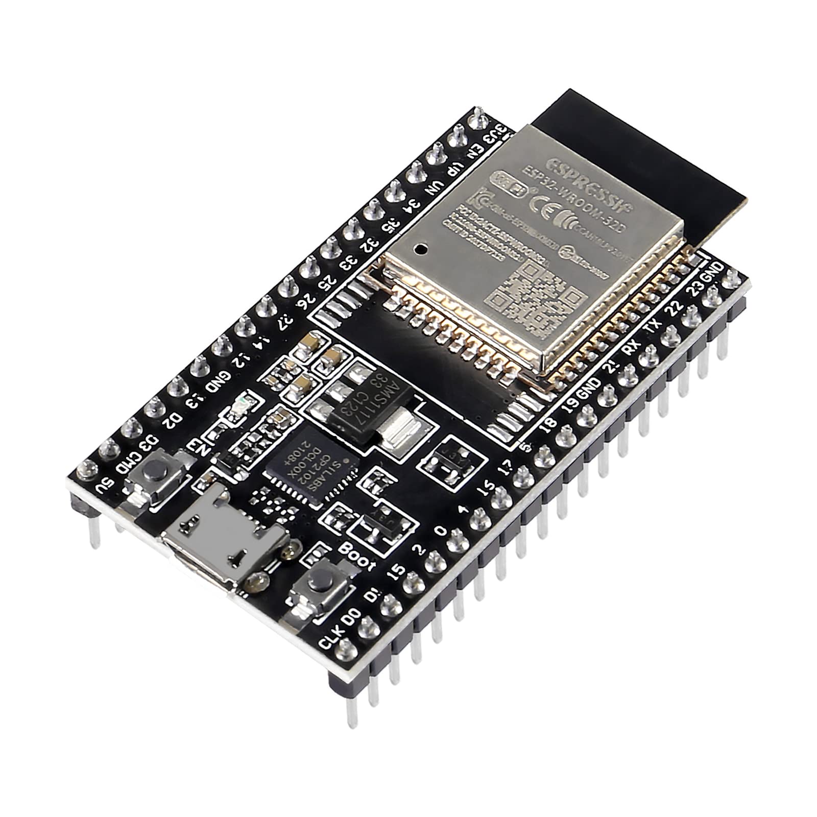 Alinan 4pcs ESP32-DevKitC Core Board ESP32 Development Board ESP32-WROOM-32D WiFi Bluetooth Development Board for Arduino IDE(ESP32-WROOM-32D)