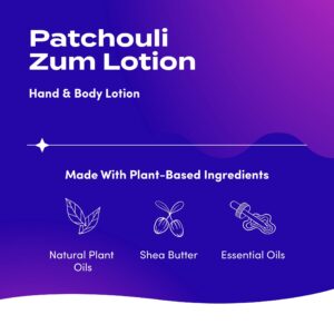 Zum Hand and Body Lotion - Patchouli- 6 fl oz