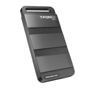 teamgroup t-force m200 portable ssd 1tb usb3.2 gen2x2 type-c read/write 2000mb/s compatible with ps5 & xbox & chrome os (t8fed9001t0c102)