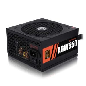 power supply 550w 80+ bronze certified psu (aresgame, agw550)